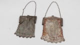 Whiting & Davis Mesh Bag Co. Coin Purses (one has damage)