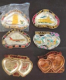 State Ashtray Lot IN,GA,MI,ND & WA