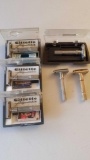 Adjustable Double Edge Razor Lot - Some w/Blades