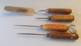 Advertising Ice Picks & Spatula including Royal Crown