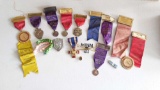 Various Vintage Badges-Pins 1.O.O.F. Odd Fellows - Others
