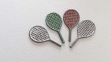 Vintage Cracker Jacks Tennis Racquet Lot