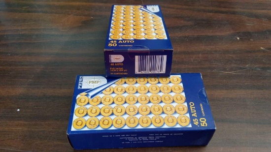 Denel PMP .45 Auto FMJ 100 Rounds Sealed