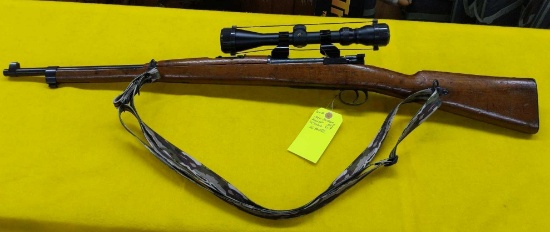 1895 Chilean Mauser 308 Winchester Bolt Action Rifle w/Tasco 3x9 Scope, SN#B6280