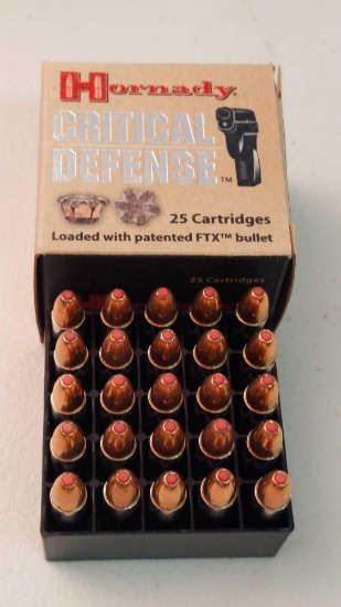 25 - Hornady 30 Carbine 110gr FXT Critical Defense