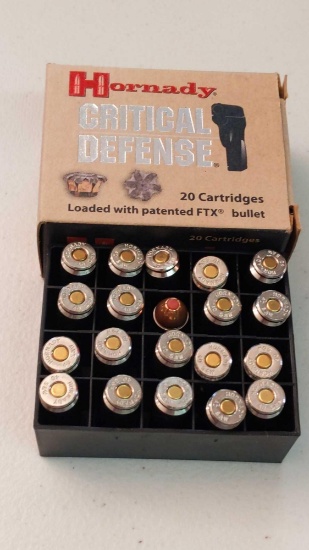 20 - Hornady 40 S&W 165gr FTX