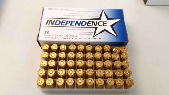 Independence 40 S&W 180gr FMJ 50 Rounds