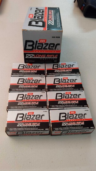 400 Rounds CCI Blazer 22 LR 40 gr