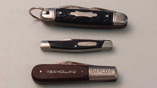 Buck, Barlow & Lamp King Folding Knife Lot