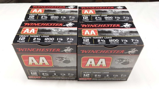 Winchester 100 - 12 Ga. 2-3/4" 1-1/8oz. 7-1/2 Shot Heavy Target Loads