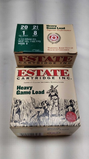Estate 20 Ga. 2-3/4" 1oz. 8 Shot Heavy Game Load - 50