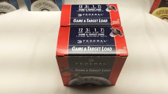 50 Federal 12 Ga 1oz. 7-1/2 Shot Game & Target Load
