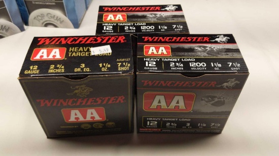 Winchester AA 75 - 12 Ga 2-3/4", 1-1/8oz 7-1/2 Shot Heavy Target Loads
