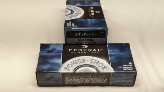 Federal 40 - 30-30 Win Center-fire Rifle Cartridges