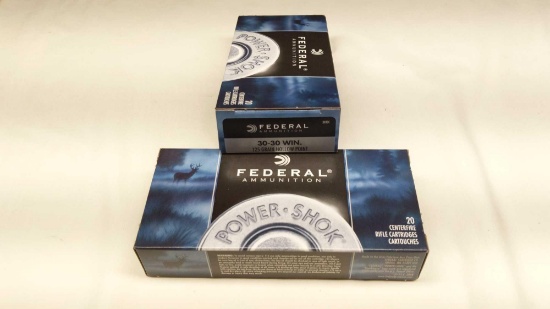 Federal 40 - 30-30 Win Center-fire Rifle Cartridges