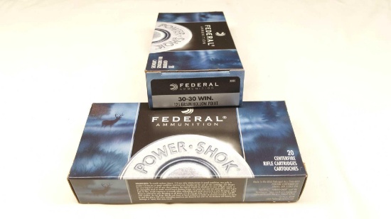 Federal 40 - 30-30 Win Center-fire Rifle Cartridges