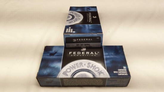 Federal 40 - 30-30 Win Center-fire Rifle Cartridges