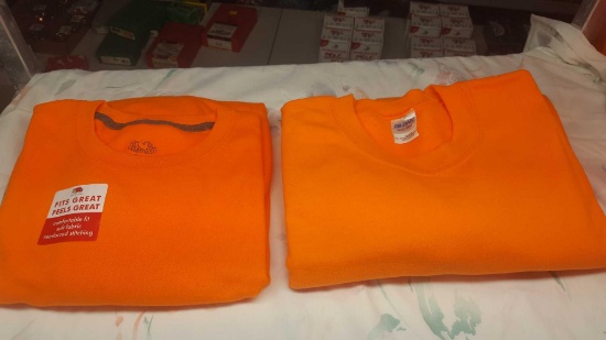 Fruit of the Loom & Gildman long sleeve sweatshirts, 2xl used