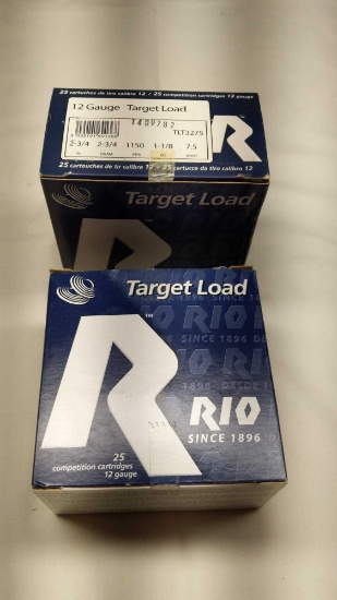 50 Rio 12 Ga. 2-3/4" 1-1/8oz. 7.5 shot Target Loads