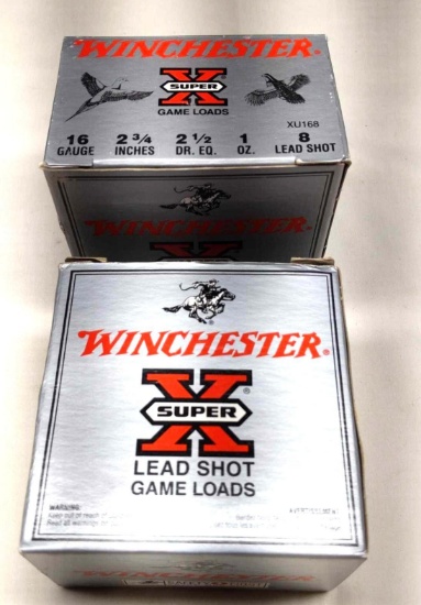 Winchester 50-16 Ga. 2-3/4" 1oz. 8 Shot Lead Game Loads