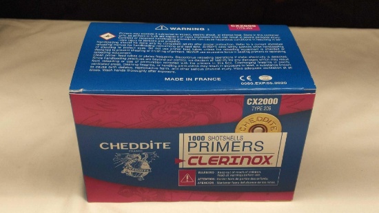 1000 Cheddite CX2000 Type 209 Shotshells Primers