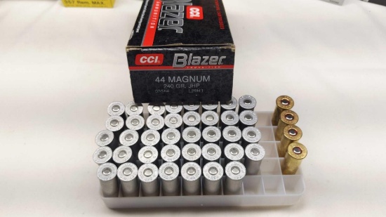 Blazer-39 & FC-4 44 Mag 240gr JHP (43 total)