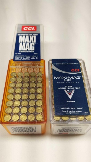 90 Rounds CCI 22WRM Hollow Point Maxi Mag