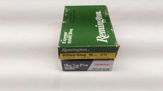 10 ct. 5-Federal & 5 Remington 16Ga 2-3/4" 4/5oz