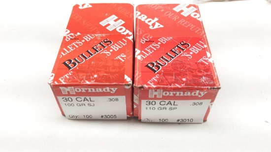 Hornady 30 Cal 110 GR SP - 200 Bullets (approx)