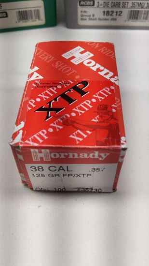 Hornady 38/357 Cal 125 Gr FP/XTP 100 ct