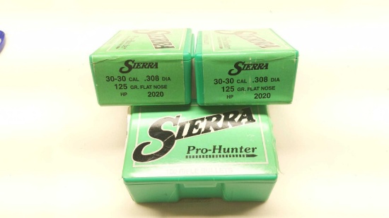 Sierra Pro-Hunter 237 ct. 30-30 Cal 125gr FN Bullets