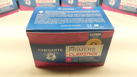 Cheddite 1000 CX2000 - 209 Shotshell Primers - Clerinox