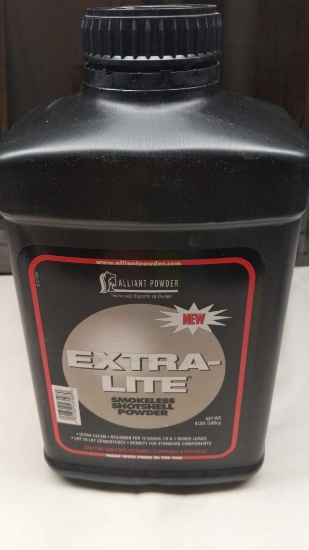 Opened Near Full Alliant Powder Extra Lite Smokeless Shotshell Powder
