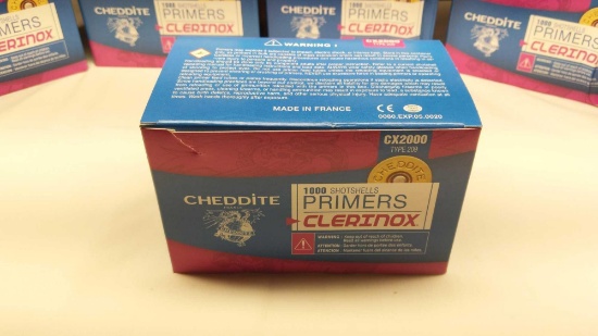 Cheddite 1000 CX2000 - 209 Shotshell Primers - Clerinox