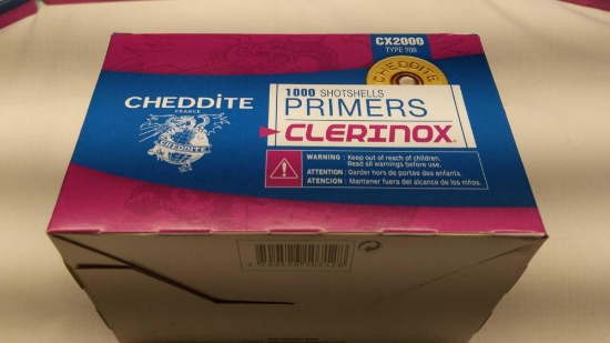 Cheddite 1000 CX2000 - 209 Shotshell Primers - Clerinox