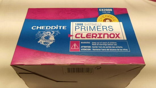 Cheddite 1000 CX2000 - 209 Shotshell Primers - Clerinox