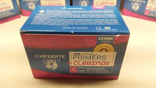 Cheddite 1000 CX2000 - 209 Shotshell Primers - Clerinox