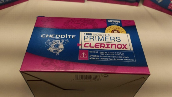 Cheddite 1000 CX2000 - 209 Shotshell Primers - Clerinox