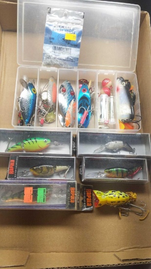 Fishing Lure Lot - Rapala, Mepps & Gibbs