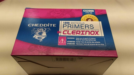 Cheddite 1000 CX2000 - 209 Shotshell Primers - Clerinox