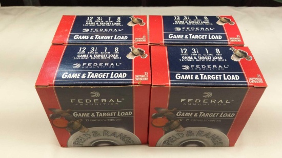 Federal 12 Ga 3-1/4" 1oz 8 Shot Game & Target Load Shotshells