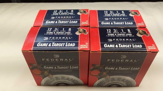 Federal 12 Ga 3-1/4" 1oz 8 Shot Game & Target Load Shotshells