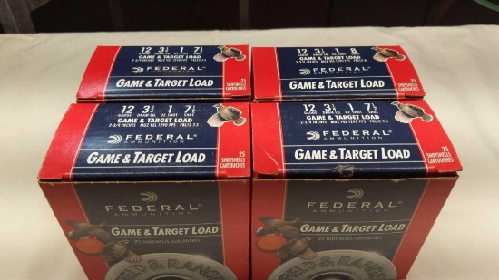 Federal 12 Ga 3-1/4" 1oz 7-1/2 Shot Game & Target Load Shotshells