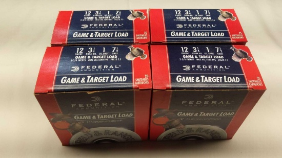 Federal 12 Ga 3-1/4" 1oz 7-1/2 Shot Game & Target Load Shotshells