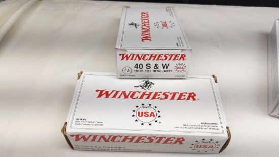 Winchester 40 S&W 180 Gr. FMJ - 100 Rounds