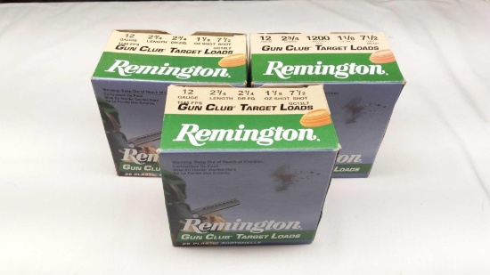 Remington 75 - 12 Ga 2-3/4" 1-1/8oz 7-1/2 Shot Target Loads