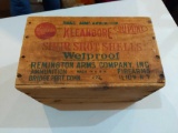 Wood ammo Box 14 x 9x 8 1/2