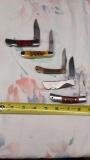 2 NRA, 1 Birco Corp & 2 Unmarked Folding Knife Lot