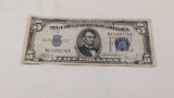 1934 C Silver Certificate Five Dollar Bill