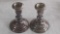Reed & Barton Sterling Weighted Candle Sticks - 4
